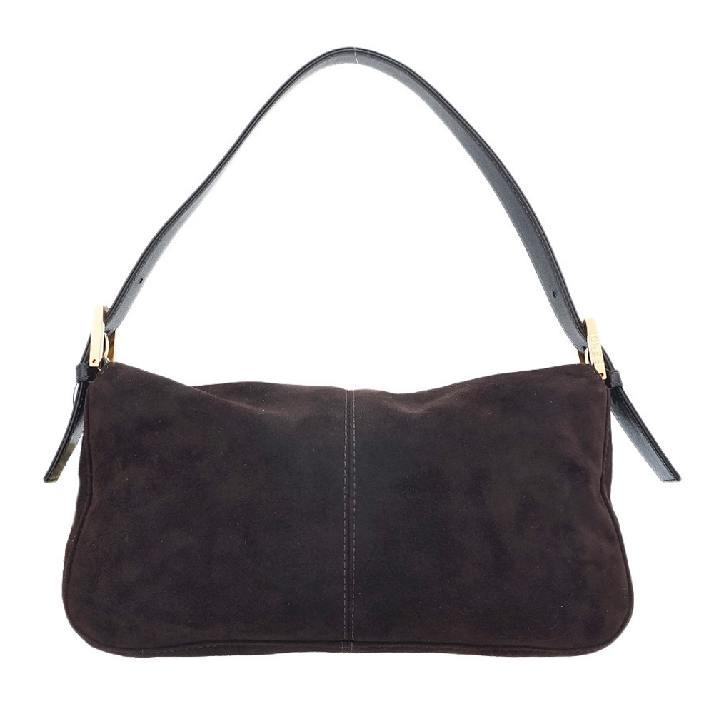 Fendi Mamma Bucket Bag Suede Leather Brown - Picture 2 of 8
